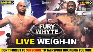 WATCH LIVE Tyson Fury v Dillian Whyte weighin from Wembley [upl. by Celestyn]