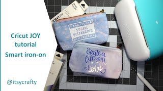 Cricut Joy tutorial  Smart ironon  Great for beginners [upl. by Mcnally]