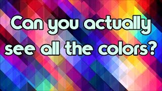 Color Blind Test  Can You Actually See All The Colors [upl. by Cyna]