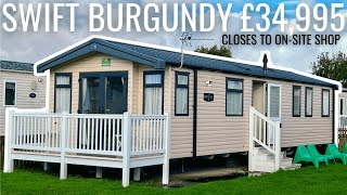 Static Caravan For Sale  2019 Swift Burgundy 35x12 3 Bedroom  Closes To Onsite Supermarket [upl. by Ardnahs379]