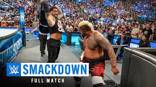 FULL MATCH Jey Uso vs Solo Sikoa SmackDown Aug 4 2023 [upl. by Tompkins]