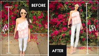 How To Look TALLER on Instagram  From Head To Toe [upl. by Harad]