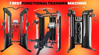 7 BEST FUNCTIONAL TRAINERS MACHINE FOR HOME GYM IN 2022  FITNESS FUNCTIONAL CABLE TRAINER REVIEW [upl. by Tilford]