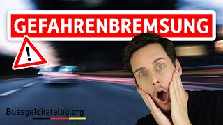 Achtung Gefahrenbremsung So berechnet ihr den Bremsweg 😱 [upl. by Lovato]