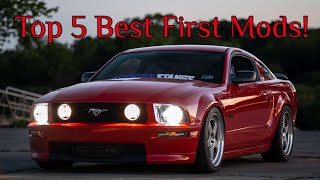 Top 5 Best First Mods For Your S197 Mustang 0509 [upl. by Secor]