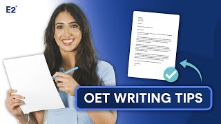 OET Writing Test  Tips amp Tricks for a high score [upl. by Liagabba]