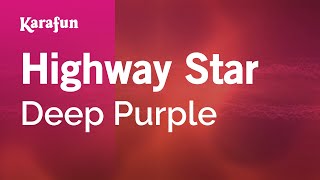 Highway Star  Deep Purple  Karaoke Version  KaraFun [upl. by Ahsauqal]