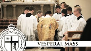 Vesperal Mass and Compline  Holy Thursday 032824  St Thomas Aquinas Seminary [upl. by Nagiam]