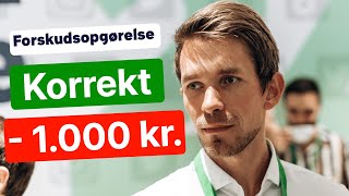 Sådan undgår du skattesmæk forskudsopgørelsen 2024 [upl. by Etteinotna]