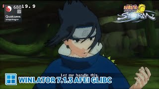 Winlator 713 Afei Fix3 Glibc  NARUTO ULTIMATE NINJA STORM  Snapdragon 680 [upl. by Idnak]