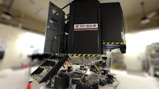 MIKE SHERICKS FULL SCALE 737800 SIMULATOR WITH 6DOF MOTION PLATFORM  Shot on DJI AVATA FPV DRONE [upl. by Lilith]