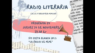 Radio Literaria Programa 24 Rock Nacional 14 de noviembre de 2024 [upl. by Marven649]