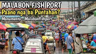 MALABON FISH MARKET PAANO PUNTAHAN fishport burautanmalabonfood amazingsea fishing [upl. by Loredo]