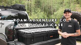 Roam Adventure Co 95L Rugged Case  Perfect for Larger Camping Gear [upl. by Neysa]