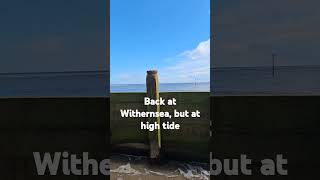 Withernseaviral cinematic sea beach waves ocean yorkshire yorkie rocks sand relaxing fyp [upl. by Inor]