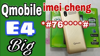 Q MOBILE E4 Big Imei cheng Code qmobile HARIPURTV1 E4BIG [upl. by Julis]