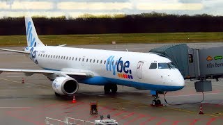 TRIP REPORT  FLYBE  Cologne to London Southend  EMPTY Economy  Embraer 195 [upl. by Adnawot]