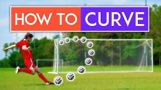 How to Shoot with CURVE in Soccer [upl. by Hasseman501]