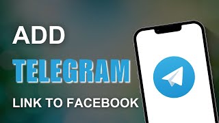 How to Add Telegram Link to Facebook [upl. by Milissa]