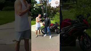 This boyfriend gifts a bike worth 4000 to his girlfriend 🤡 respect ytshorts [upl. by Aihseyt]