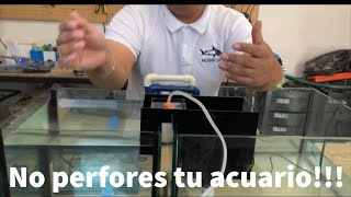 Rebosadero para no perforar la pecera o acuario [upl. by Bowler593]