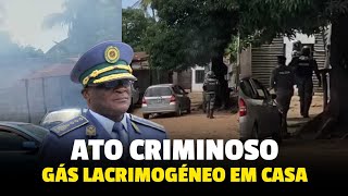 ALERTA Manifestantes são perseguid0s até às suas residências e lançam gá lacrim0gêneo [upl. by Ueihttam97]