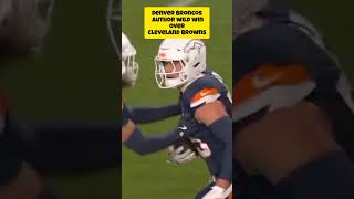 Denver Broncos higlights vs Cleveland Browns broncos nfl clevelandbrowns [upl. by Jez917]