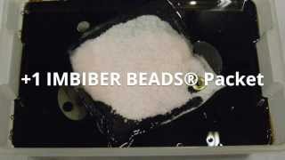 Crude Oil aBsorption Test With IMBIBER BEADS® [upl. by Aihcila]