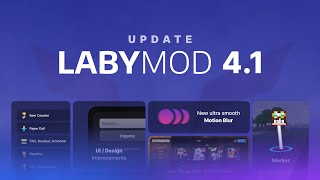 LabyMod 41 UPDATE  Widgets Motion Blur Marker amp more [upl. by Eserehc]