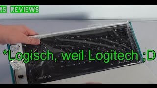 Lars Reviews  Logitech K400r Wireless Touch Keyboard Tastatur HD Deutsch [upl. by Even]