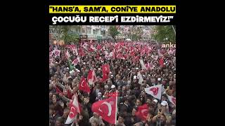 Devlet Bahçeli Hansa Sama Coniye Anadolu çocuğu Recepi ezdirmeyiz [upl. by Spector386]