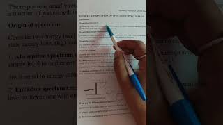 Principle of spectroscopy chemistry engineering spectroscopy [upl. by Clay]