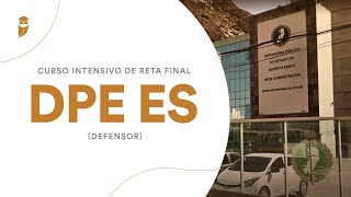 Curso Intensivo de Reta Final  DPE ES Defensor Criminologia [upl. by Delanie]