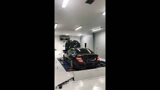 Mercedes C250 CGI W204 Big Turbo on Dynno [upl. by Mutat106]