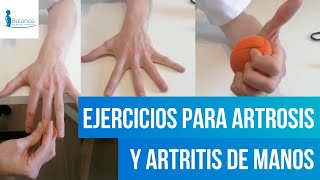 Ejercicios para tratar la artritis y artrosis de mano [upl. by Akenna725]