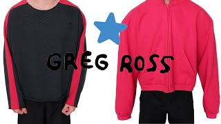 Greg Ross Fall Winter 2023  Shoulder Pad Hoodie amp Side Stripe Crewneck [upl. by Boyse822]