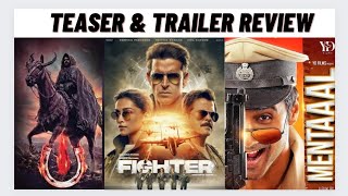 Mentaaal Trailer ReviewUI Teaser Review amp Heer Asmani Fighter Song Reaction [upl. by Nnor]