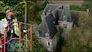 Clearing Decades Of Overgrowth From The Abandoned Chateau [upl. by Yrod442]