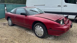 1990 Nissan 240SX S13 Engine Test Run  Full Part Out [upl. by Niwled371]