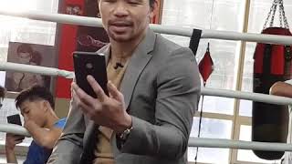 Manny Pacquiao Responds to a Hater calling him quotBoboquot Stupid [upl. by Nyrmak333]