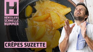 Schnelles Crêpes Suzette Rezept von Steffen Henssler [upl. by Adrell]