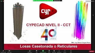 LOSAS CASETONADAS O RETICULARES  CYPECAD LEVEL II [upl. by Haseefan]