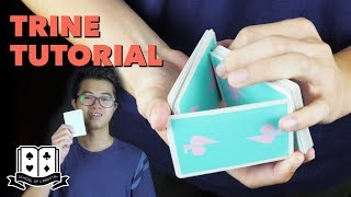 Cardistry for Beginners Twohanded Cuts  Trine Tutorial [upl. by Nauqad]