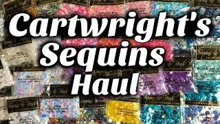 Cartwrights Sequins New Confetti Colors amp Mixes Haul [upl. by Dirfliw]