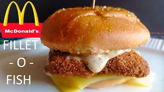 Mcdonalds Style Filet o Fish Burger Recipe  How to make Filet o Fish Burger  Zulekhas Kitchen [upl. by Atirma424]