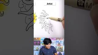 How to draw a sun noob vs pro [upl. by Anom]