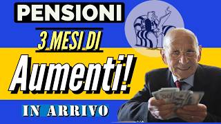 PENSIONI 👉 TRE MESI di AUMENTI e BONUS in ARRIVO Novembre Dicembre e Gennaio 💰 Vediamoli [upl. by Laersi247]