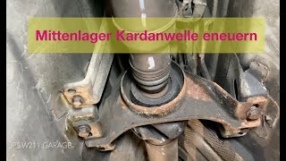 Mittenlager Kardanwelle erneuern [upl. by Sankaran]