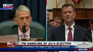 quotTEXTBOOK BIASquot Blistering Opening Statement From Trey Gowdy On FBI Agent Peter Strzok [upl. by Eirot]