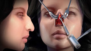 Rhinoplasty Nose Job  Step by step [upl. by Rayburn]